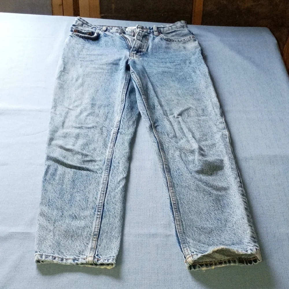 Zara Light Blue Ladies Relaxed Jeans